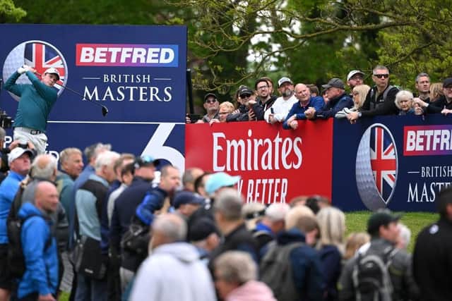 Bob MacIntyre was one of the star attractions for big crowds at The Belfry for the British Masters hosted by Danny Willett. Picture: Ross Kinnaird/Getty Images.
