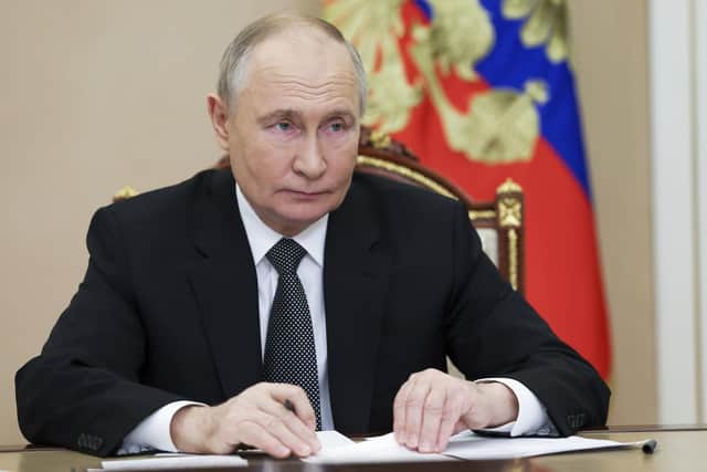 Russian president Vladimir Putin has revised his country’s nuclear doctrine. Picture: Vyacheslav Prokofyev, Sputnik, Kremlin Pool Photo via AP
