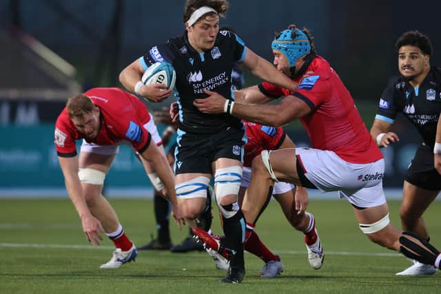 Glasgow Warriors and Newcastle Falcons played each other at Scotstoun in pre-season, with Newcastle winning 12-7. (Photo by Alan Harvey / SNS Group)