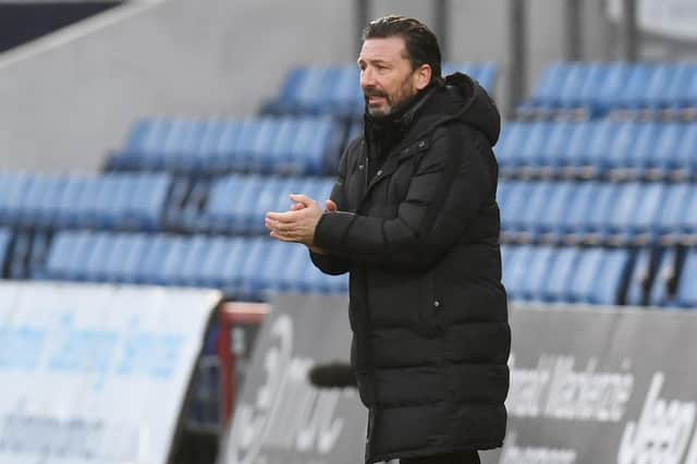 Aberdeen manager Derek McInnes watches his side fall 4-1 to Ross County on Saturday (Photo by Craig Foy / SNS Group)