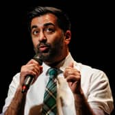 Humza Yousaf at hustings in Aberdeen on Sunday