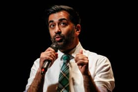 Humza Yousaf at hustings in Aberdeen on Sunday