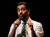 Humza Yousaf at hustings in Aberdeen on Sunday