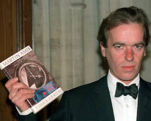 Martin Amis in 1991. His book Time's Arrow was a story told backwards, another example of his firecracker fiction (Picture: Rebecca Naden/PA)