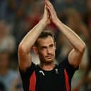 Andy Murray applauds the fans after bringing down the curtain on his career last momth in the Olympic Games in Paris. Picture: Carl De Souza/AFP via Getty Images.