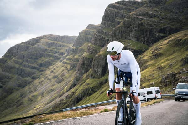 Mark Beaumont on his record-breaking North Coast 500 ride in September (Picture: Markus Stitz)