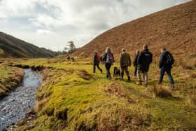 Visitors to The James Hutton Institute’s Glensaugh Climate-Positive Farming Initiative.