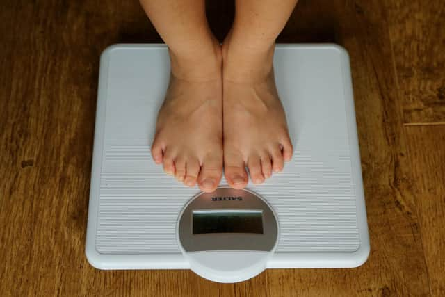 Nearly a quarter of primary one children were found to be at risk of obesity or being overweight, figures show.