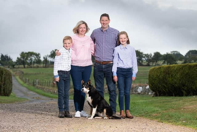 Harry and his wife Helen and their children Abbie and Murray