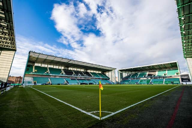 A general view of Easter Road