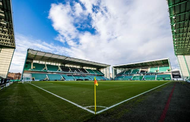 A general view of Easter Road