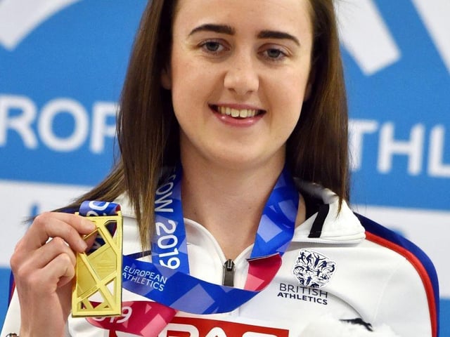 She became the first althlete in history to win a double-double at the European Indoors after defending her 3000m title in Glasgow.