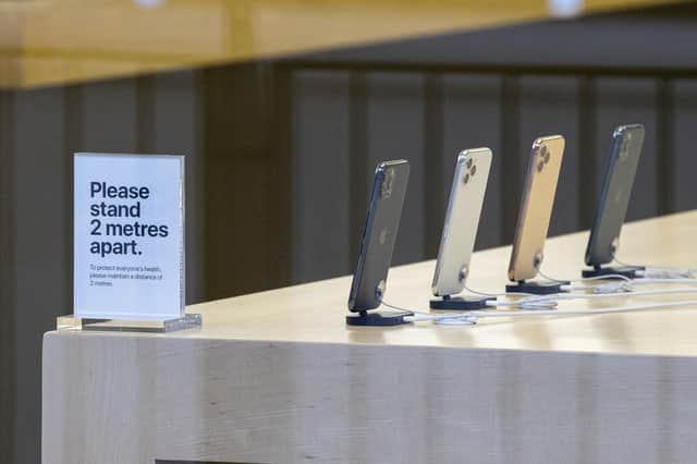 For now, analysts expect quarterly revenues at the iPhone maker to have risen by about 5 per cent.