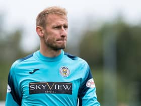Zdenek Zlamal during his emergency loan spell with St Mirren earlier in the season. Picture: SNS