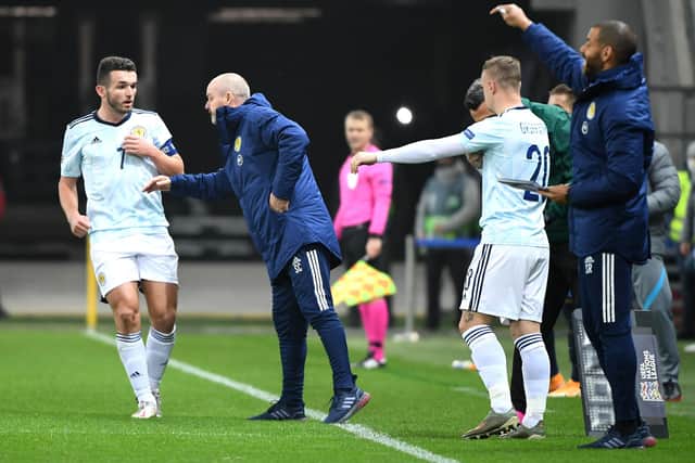 Scotland were defeated by Slovakia in Trnava on Sunday afternoon. Picture: PA/Martin Baumann/TASR