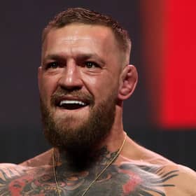 UFC star Conor McGregor has expressed interest in buying Celtic, Chelsea and Manchester United. (Photo by Stacy Revere/Getty Images)
