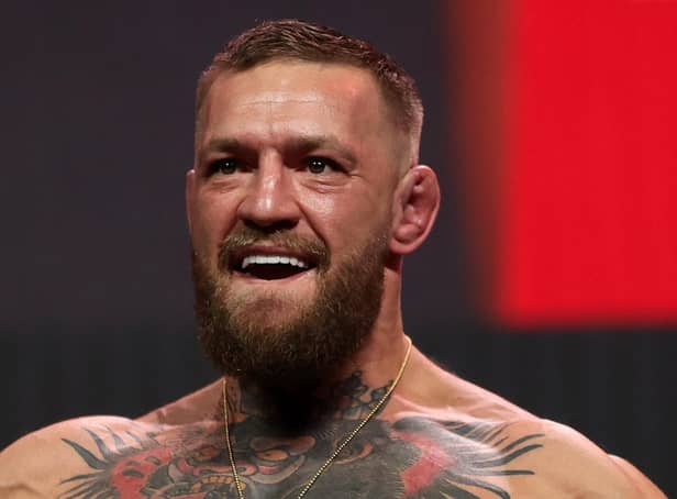 UFC star Conor McGregor has expressed interest in buying Celtic, Chelsea and Manchester United. (Photo by Stacy Revere/Getty Images)