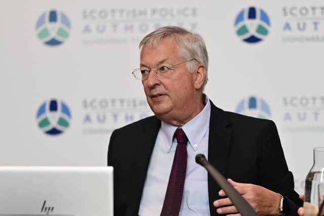 Martyn Evans, chairman of the Scottish Police Authority, (Picture: John Devlin)
