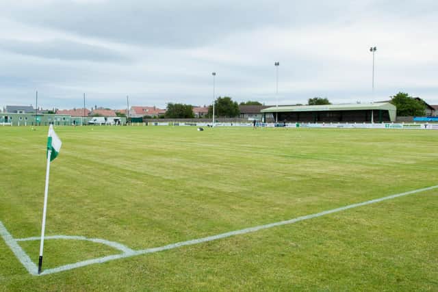Victoria Park, home of Highland League champions Buckie Thistle. (Photo by Craig Brown / SNS Group)