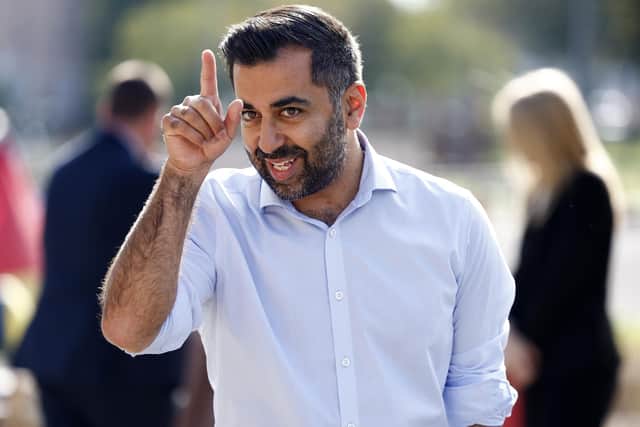 Humza Yousaf began work on the Hate Crime Bill when he was Justice Secretary (Picture: Jeff J Mitchell/pool/Getty Images)
