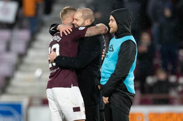 Hearts manager Robbie Neilson revealed he wants to keep Stephen Humphrys beyond his loan. (Photo by Ross Parker / SNS Group)