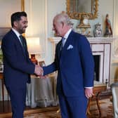 King Charles III receives the First Minister of Scotland Humza Yousaf during an audience at Buckingham Palace, London.