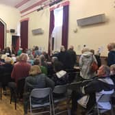 There was a good turn out for the u3a meeting at Banchory Town Hall.