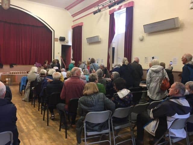 There was a good turn out for the u3a meeting at Banchory Town Hall.