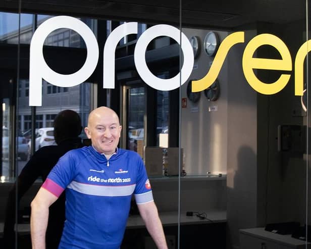 Davis Larssen, CEO of global controls technology company Proserv, will be in the saddle to contribute to the fund-raising effort.