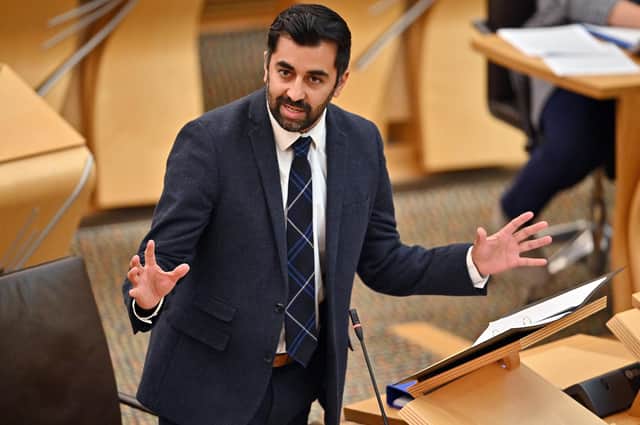 Asked if the public should 'think twice' before dialling 999 for an ambulance, Health Secretary Humza Yousaf said 'yes' (Picture: Jeff J Mitchell/PA Wire)
