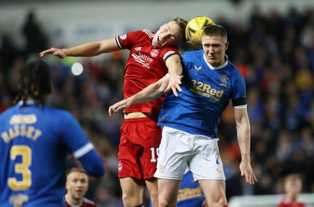 Rangers and Aberdeen met at Ibrox, on October 26, 2021, in Glasgow, Scotland. (Photo by Alan Harvey / SNS Group)