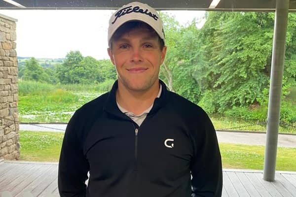Rory Franssen pictured at Close House, where he won a qualifier for The International Series England event. Picture: The International Series.