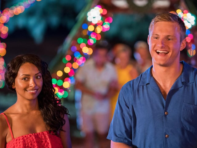 There's more festive romance on offer in Operation Christmas Drop, starring Kat Graham, Alexander Ludwig, Virginia Madsen. The 2020 film is about a by-the-book political aide who falls for a big-hearted Air Force pilot while looking to shut down his tropical base and its airborne Christmas tradition.