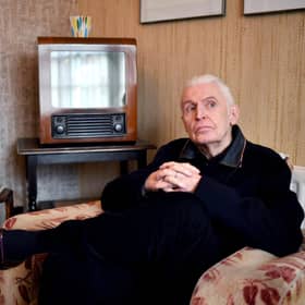 Mike McCartney, brother of Sir Paul McCartney, inside 20 Forthlin Road in Liverpool, their childhood home