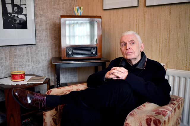 Mike McCartney, brother of Sir Paul McCartney, inside 20 Forthlin Road in Liverpool, their childhood home