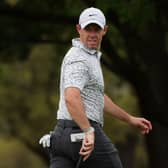 Rory McIlroy walks across the first green during day two of the WGC-Dell Technologies Match Play at Austin Country Club in Texas. Picture: Harry How/Getty Images.