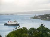 A CalMac ferry arriving at Rothesay on Bute from Wemyss Bay - one of its busiest routes. Picture: John Devlin
