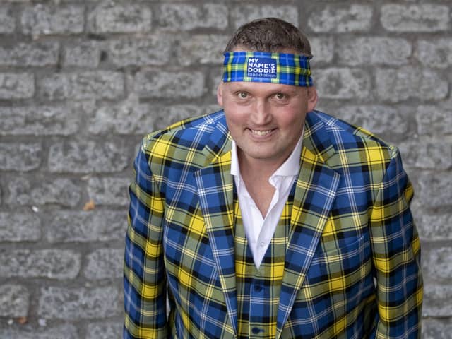 The late rugby legend Doddie Weir.