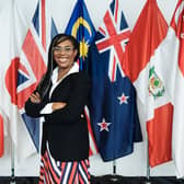 Business Secretary Kemi Badenoch during a visit to Auckland for the signing of membership to CPTPP. Picture: Zahn Trotter/Department for Business & Trade/PA Wire