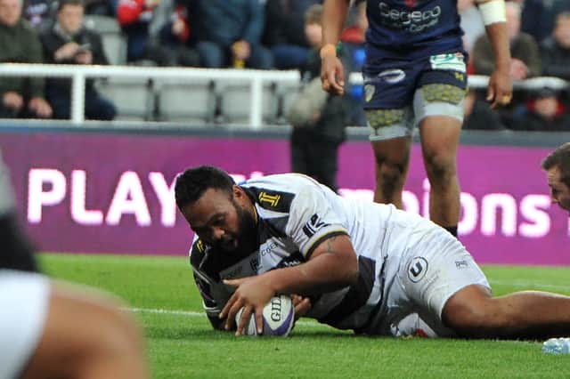 La Rochelle's formidable tighthead prop Uini Atonio weighs almost 24 stone. Picture: Andy Buchanan/AFP via Getty Images