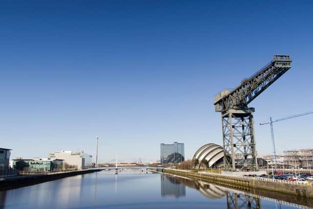 Glasgow is set to bake under blue skies today.