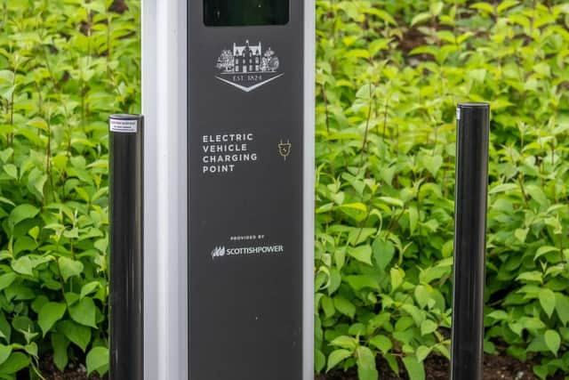 A total of 10 new EV chargers have been installed at The Macallan distillery, in Moray