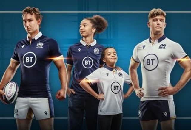 The new Scotland kits for the 2020/21 season. Picture: Scottish Rugby/Macron