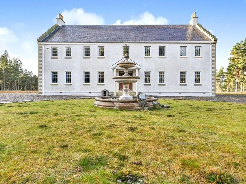 What is it? A unique seven-bedroom home on a Highland estate that was built just over a decade ago, using a bespoke design combining traditional elements and modern living.