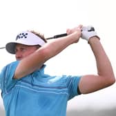 Ian Poulter plays a practice round at Yas Links in the build up to this week's Abu Dhabi HSBC Championship. Picture: Ross Kinnaird/Getty Images.