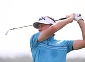 Ian Poulter plays a practice round at Yas Links in the build up to this week's Abu Dhabi HSBC Championship. Picture: Ross Kinnaird/Getty Images.