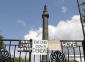 The Melville Monument in Edinburgh was targeted by protesters when the Black Lives Matter movement emerged two years ago:
Picture: Urquhart Media/BBC
