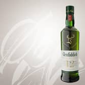 A bottle of Glenfiddich 12-year-old