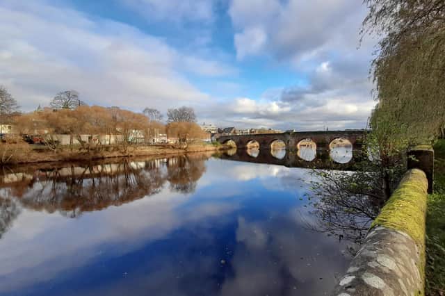 The River Nith in Dumfries. Picture: Lynne Bell