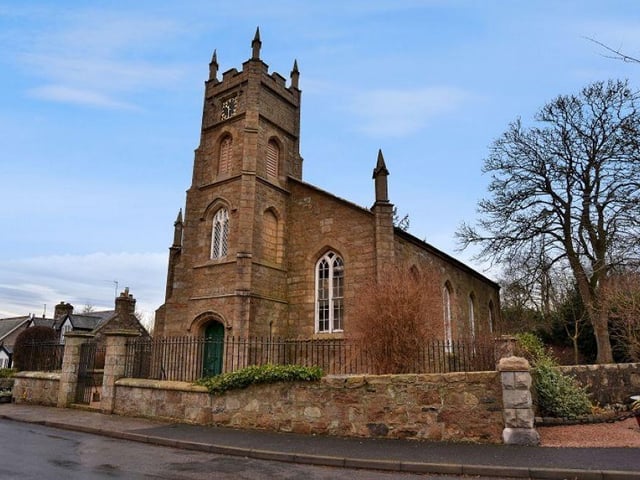 Attractive B-listed church building with welcoming outlooks to the historic village green and located in the peaceful village of Udny Green, close to the town of Ellon in Aberdeenshire. Offers Over £99,000.
